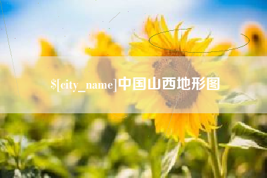 迪庆中国山西地形图