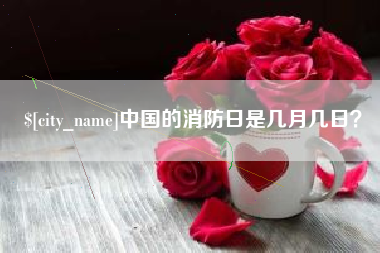 迪庆中国的消防日是几月几日？