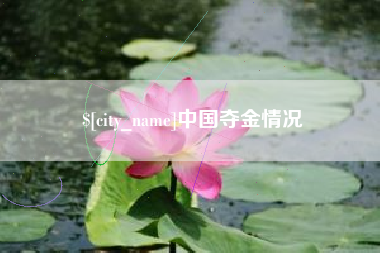 迪庆中国夺金情况