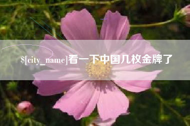迪庆看一下中国几枚金牌了
