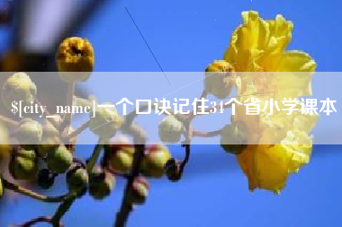 迪庆一个口诀记住34个省小学课本