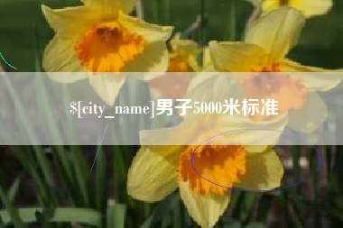 迪庆男子5000米标准