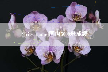迪庆国内5000米成绩