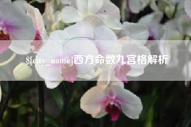 迪庆西方命数九宫格解析