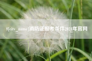 迪庆消防证报考条件2024年官网
