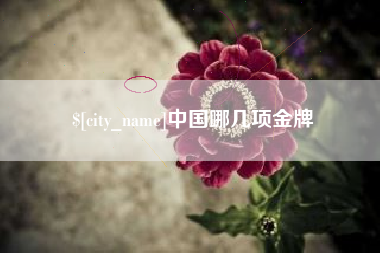 迪庆中国哪几项金牌