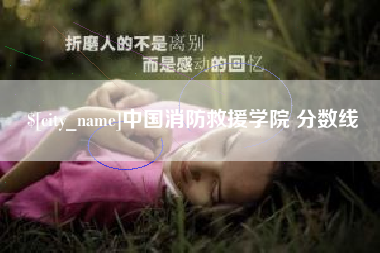 迪庆中国消防救援学院 分数线