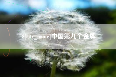 迪庆中国第九个金牌