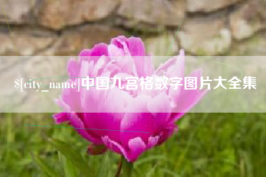 迪庆中国九宫格数字图片大全集