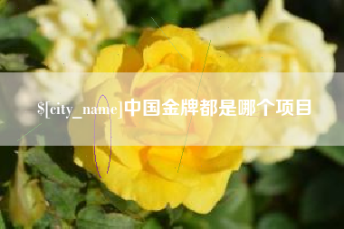 迪庆中国金牌都是哪个项目