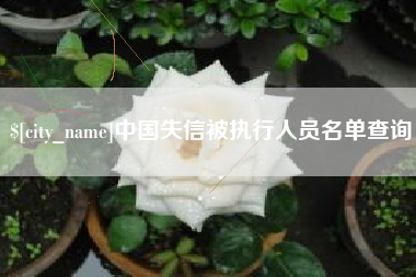 迪庆中国失信被执行人员名单查询