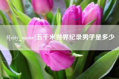迪庆五千米世界纪录男子是多少