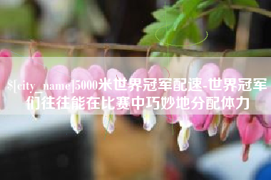 迪庆5000米世界冠军配速-世界冠军们往往能在比赛中巧妙地分配体力
