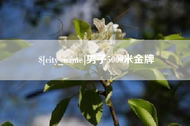 迪庆男子5000米金牌