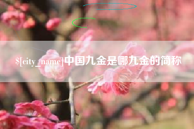 迪庆中国九金是哪九金的简称