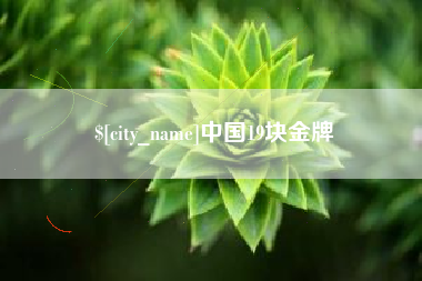 迪庆中国19块金牌
