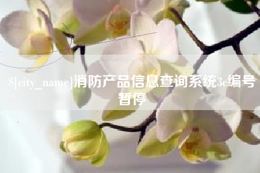 迪庆消防产品信息查询系统3c编号暂停