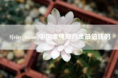 迪庆中国金牌哪六金最值钱的