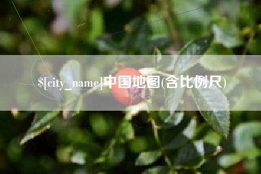 迪庆中国地图(含比例尺)