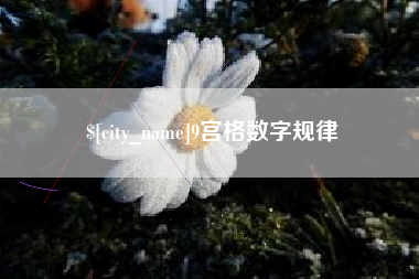迪庆9宫格数字规律
